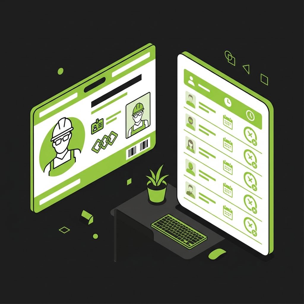 Operator Licence & Ticket Tracker Generator illustration