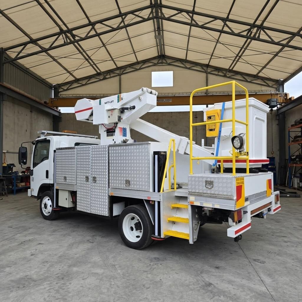 2008 Isuzu NQR450 Nifty Lift NL120KDT EWP bucket truck for sale Sydney